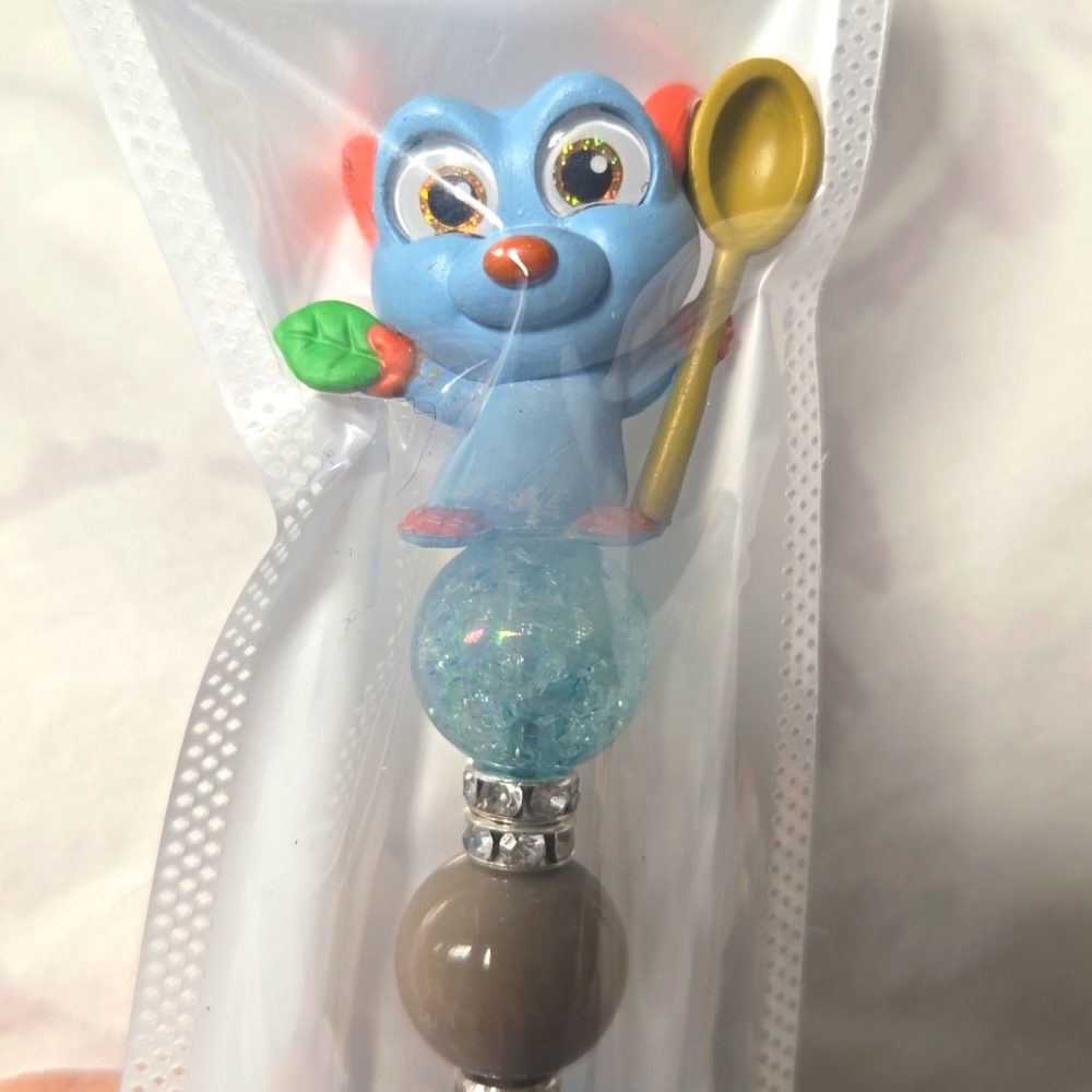 Remy Ratatouille Disney character beaded pen new in package NWOT